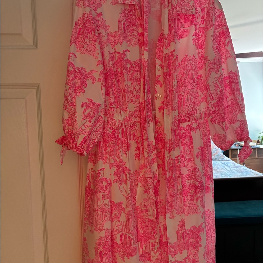 Lilly Pulitzer shirt dress-size 4